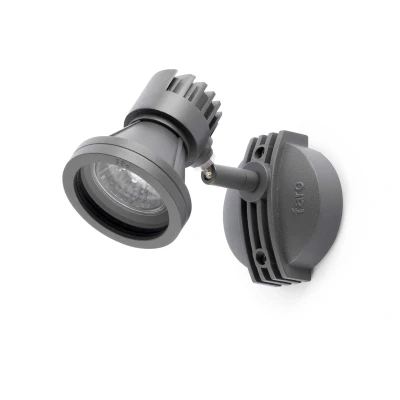 Image of Miniproject 1 Light Outdoor Wall Spotlight Grey IP65, GU10