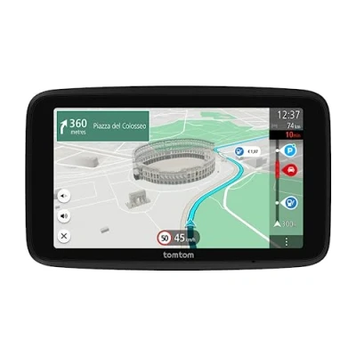 Image of TomTom Car Sat Nav GO Superior (6 Inch, with Traffic Congestion and Speed Cam Alerts thanks to Traffic, World Maps, Quick Updates via WiFi, Fuel Prices, Click Drive Mount) NEW SOFTWARE