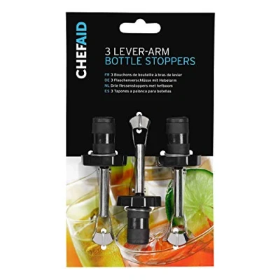 Image of Chef Aid Set of 3 Bottle Stoppers