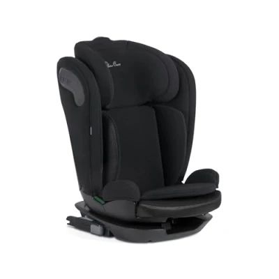 Image of Silver Cross Essentials Discover i Size High Back Booster Seat Isofix Car Lightweight for 4 to 12 Years Black
