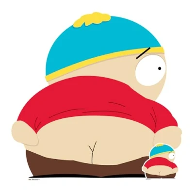 Image of Star Cutouts SC4699 South Park Cartman Mooning Cardboard Cut Out Height 93cm Official Merchandise Ideal Figure for Fans, Gifts, Collectors &amp; Display