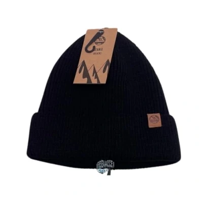 Image of Six Peaks Unisex Beanie, Soft Acrylic Winter Hat for Men and Women, Warm, Stretchable Design Outdoor Activities, Black, One Size
