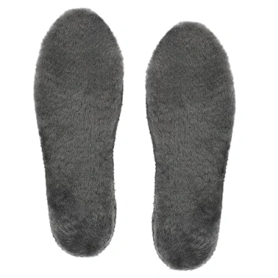 Image of riemot Sheepskin Insoles for Women Men,Lambswool Winter Boot Work Shoe Wellies,Warm Fluffy Wool Inserts Replacement, Thick Comfort Innersoles Grey UK9 9.5