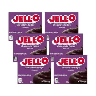 Image of Jell O Instant Pudding &amp; Pie Filling, Chocolate, 3.9Ounce Boxes (Pack of 6)
