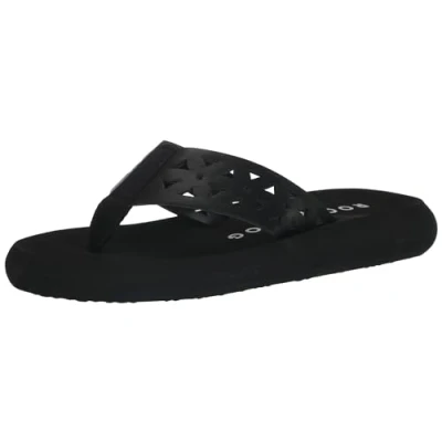 Image of Rocket Dog Women&#039;s Sunset Flip Flop, Black, 5 UK