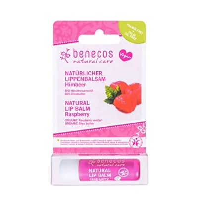 Image of Benecos Organic Cosmetics Lip Balm Raspberry vegan 4,7g