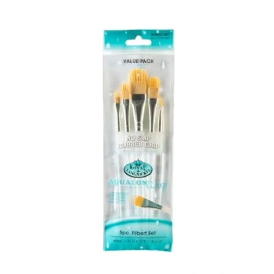 Image of Royal and Langnickel Aqualon Wisp Filbert Brush Set (Pack of 5)
