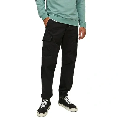 Image of Jack &amp; Jones Men&#039;s Kane Filo Pants, Black, M