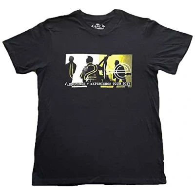 Image of U2 Men&#039;s I+e Tour 2015 Band Silhouettes T Shirt Black, XL