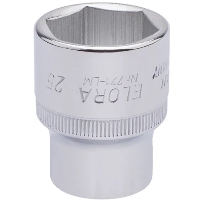 Image of Elora Hexagon Socket, 1/2&quot; Sq. Dr., 25mm