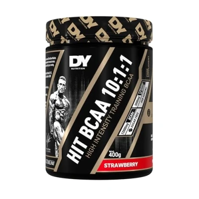 Image of DY Nutrition HIT BCAA 10:1:1 400g, 20 Servings (Strawberry)