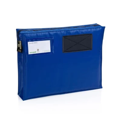 Image of Versapak 355 x 250 75 mm Mailing Pouch with Gusset Blue