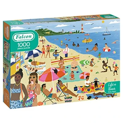 Image of Jumbo, Falcon Contemporary Life’s A Beach, Jigsaw Puzzles for Adults, 1000 piece