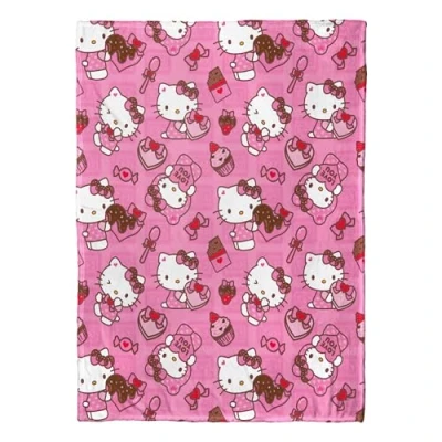 Image of Northwest Hello Kitty Silk Touch Throw Blanket, 50&quot; x 70&quot;, Love You Much