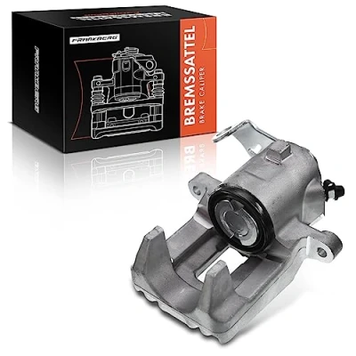 Image of Frankberg Brake Caliper Rear Left Compatible with A3 1999 2003 Leon 2006 Fabia 2009 Golf 2005 Polo 2001 2021 Replace# 1J0615423D
