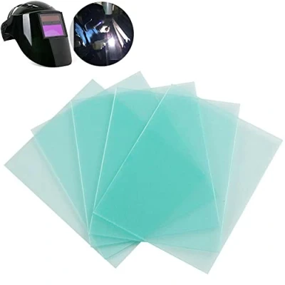 Image of N/C 10 Pcs Welding Helmet Lens Variable Light Protection Protective Plate Spare Replacement for Industrial Welding,120 X 95mm
