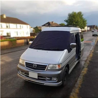 Image of Fuel Lagoon Deluxe Window Screen Cover Wrap Black Out Blind Camper Van Frost Bongo