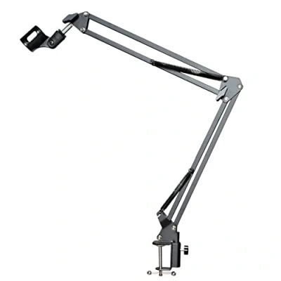 Image of Microphone Boom Stand, Mic arm,Adjustable Desktop Suspension Scissor Stand,Table Mounting Clamp, for Live Broadcasting,Professional Streaming,Voice Over Sound Studio,Recording