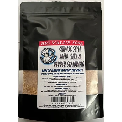 Image of Mister Marinade Chinese Style Salt &amp; Pepper Seasoning (500g Mild Pepper)