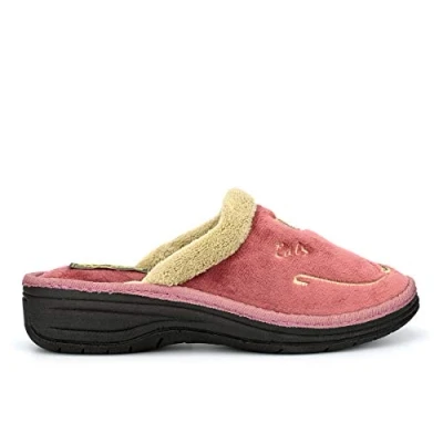 Image of Sleepers LORNA Ladies Mule Slippers Heather UK 3