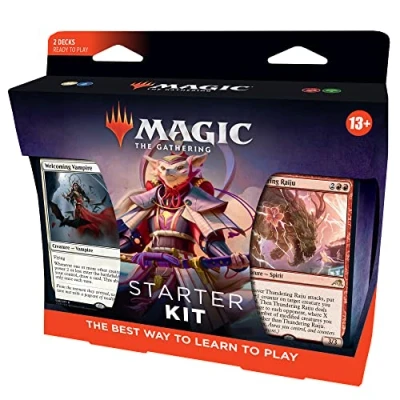 Image of Magic The Gathering 2022 Starter Kit, 2 Ready to Play Decks, MTG Arena Code Cards, Multicolor (D05660000) for ages 13+