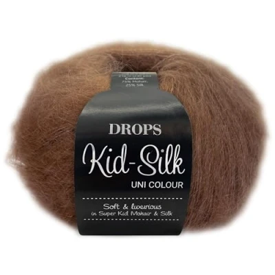 Image of Frida&#039;s Wollhaus Drops 25 g Kid Silk Mohair &amp; Lace Yarn Fluffy 47 Colours (50 Caramel)