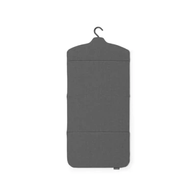 Image of Brabantia Foldable Steam Board for High Pressure Clothes Steaming Solid Heat Resistant Surface Versatile Hanging Hook Easier with Handheld Steamers 40 x 85 cm Pepper Black