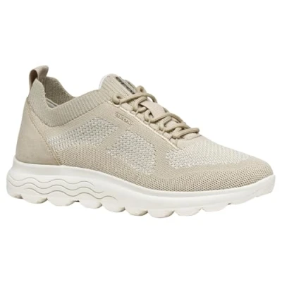 Image of Geox Women&#039;s D SPHERICA E Sneaker, Lt Taupe, 7 UK