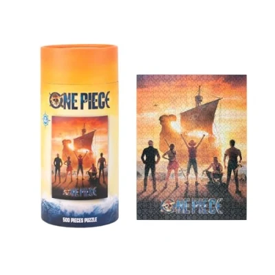 Image of Grupo Erik One Piece Puzzle 500 Jigsaw Puzzles 24 x 17 inches 61 45.7 cm Straw Hats Pirates Includes Gift Box &amp; Poster Home Decor Merch
