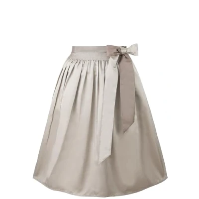 Image of Stockerpoint Women&#039;s Kristin Midi Dirndl Apron, Beige, 34 38
