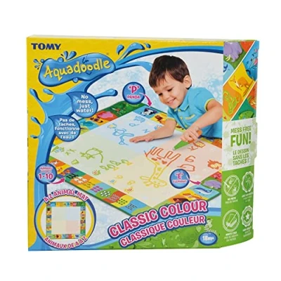 Image of Aquadoodle Classic Large Water Doodle Mat, Official Tomy No Mess Colouring and Drawing Game, Suitable for Toddlers Children from 18 Months+