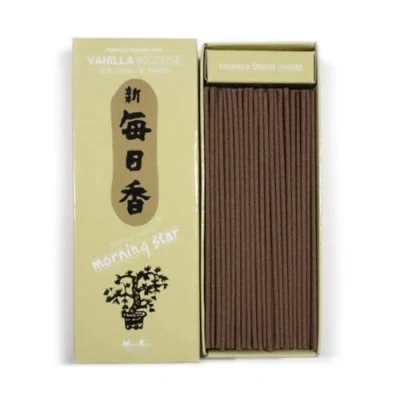 Image of Morning Star, Vanilla Incense, 200 Sticks &amp; Holder