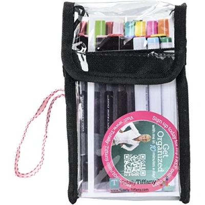 Image of Totally Tiffany Plastic Easy to Organize Buddy Bag Debra Pen Container