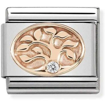 Image of Nomination Rose Gold Tree Of Life Charm