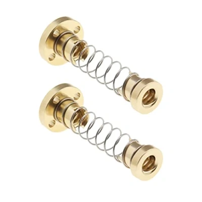Image of Be In Your Mind 2pcs T Thread T8 Anti Backlash Spring Loaded Nut Elimination Gap for 8mm Acme Rod Lead Screws 3D Printer Screw Pitch 2mm 4mm