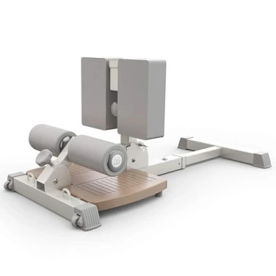 Image of leikefitness Deluxe Multi Function Deep Sissy Squat Bench Home Gym Workout Station Leg Exercise Machine Beige 8300
