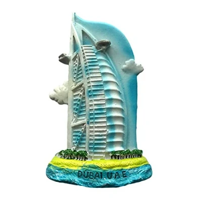 Image of Dubai UAE 3D Refrigerator Magnet Tourist Souvenirs Resin Magnetic Stickers Fridge Home &amp; Kitchen Decoration from China