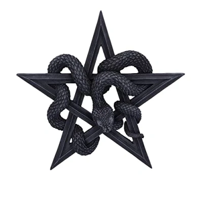 Image of Nemesis Now Serpent&#039;s Worship Wall Plaque, Black, 24cm