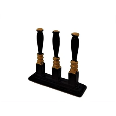 Image of Melody Jane Dolls House Triple Beer Ale Pump Handles Miniature Pub Bar Accessory
