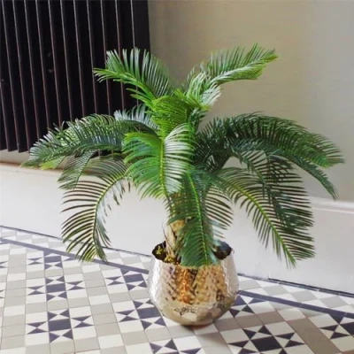 Image of Leaf Artificial Tropical Palm Tree Realistic