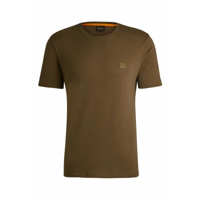 Image of BOSS Tales Basic Tshirt Dark green, Men&#039;s, Size: Medium, green