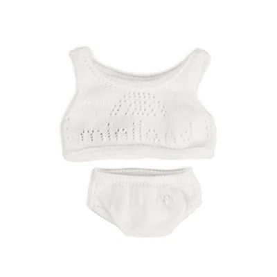 Image of Miniland Miniland31696 Set T Shirt and Panties, Solid, Multi Color