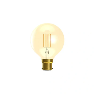 Image of Globe Non Dimmable LED Vintage Bulb 3.3W B22 2700K Bell Lighting
