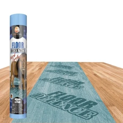 Image of ARA CHOICE CROMAR AlphaChem floor Defence Contractors Hard Surface Protector 600mm x 25m Waterproof Roll Self Adhesive Protection Film