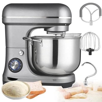 Image of JMbpkduHs 2000w Commercial Food Mixer,10l Large Capacity Stand Mixer,8 Gear,With Dough Hook+mixing Hook+egg Beater,For Schools,Bakeries,Restaurants,Pizzerias