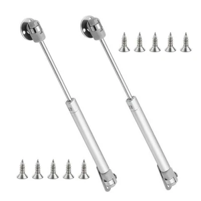 Image of Gas Struts Springs 100N Stay Support Kitchen Cabinet Door Hinge,Soft Close Lid Hinge,Gas Shocks,Toy Box Hinges,[2 Pack]