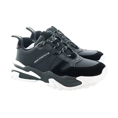Image of VERSACE JEANS COUTURE Mens Trail Treck Trainers 43 Black