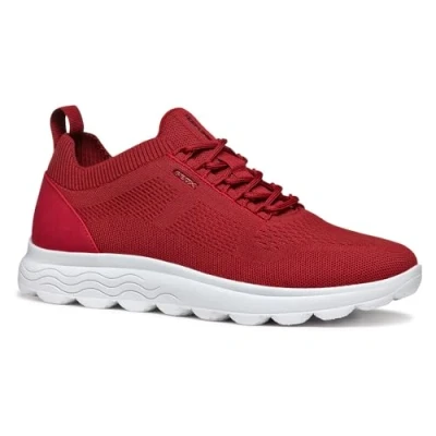 Image of Geox Men&#039;s U SPHERICA A Sneaker, Red, 7 UK