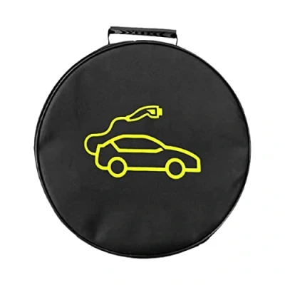 Image of Ev Charging Cable Bag Electric Car Cables Carry Case, Boot Storage For Cable, Vehicles Organiser, Ideal Jump Leads, Garden Hose Pipes, Round