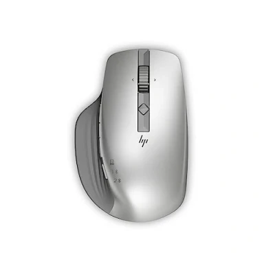 Image of HP 930 Creator Mouse 7 Programmable buttons, rechargeable, connect up to three devices with wireless or Bluetooth, fast charge, hyper scroll wheel Silver